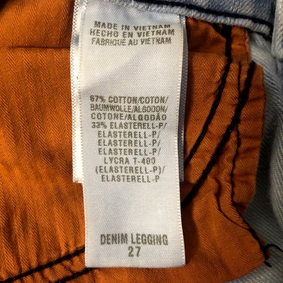 - Lucky Brand Tie Dye Denim Legging Jeans 4/27 - Picture 6 of 7